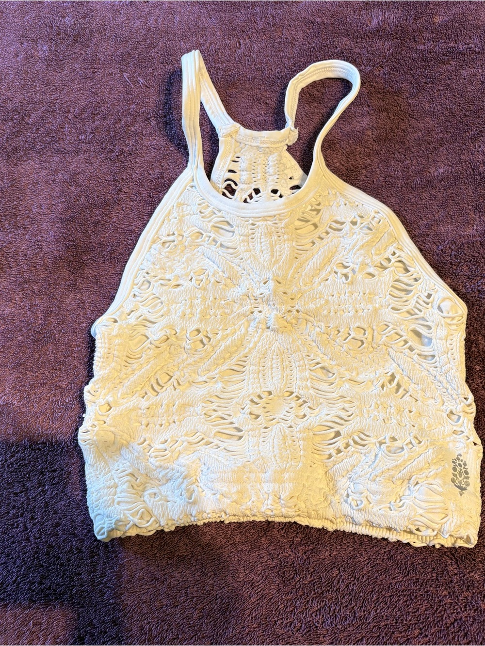 NWOT FP Movement Crochet Stretch Halter